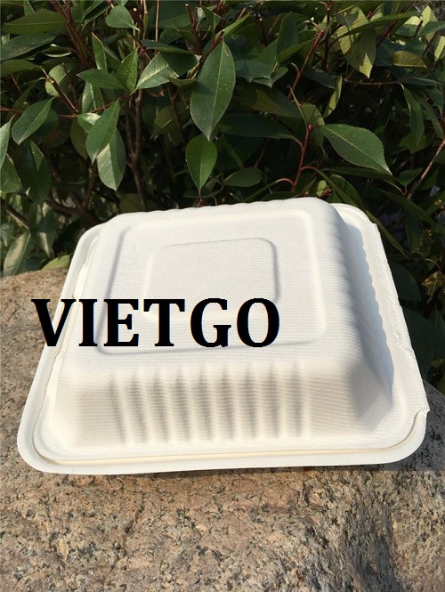 Cơ hội giao thương Đặc biệt – Đơn hàng thường xuyên - Cơ hội xuất khẩu Hộp bã mía sang thị trường Canada.