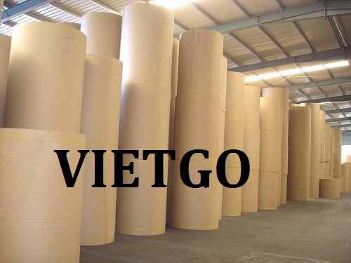 Cơ hội giao thương Đặc biệt – Đơn hàng thường xuyên - Cơ hội xuất khẩu Cuộn giấy Kraff sang thị trường Canada.