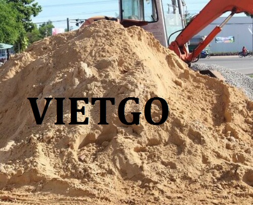 Cơ hội giao thương – Đơn hàng cả năm – Vị khách đến từ Hoa Kỳ cần tìm nhà cung cấp cát sông