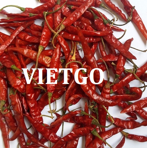 Cơ hội giao thương – Đơn hàng hàng tuần - Cơ hội xuất khẩu Ớt Khô sang thị trường Ấn Độ.