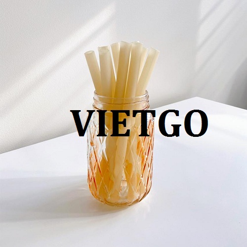 Cơ hội giao thương  - Đơn Hàng Hàng Tháng -  Cơ hội xuất khẩu Ống Hút Gạo và Ống Hút Cỏ cho một doanh nghiệp đến từ Châu Âu