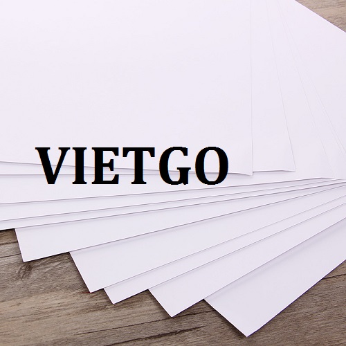 Cơ hội giao thương – Đơn hàng thường xuyên - Cơ hội xuất khẩu Giấy A4 sang thị trường Dominica.