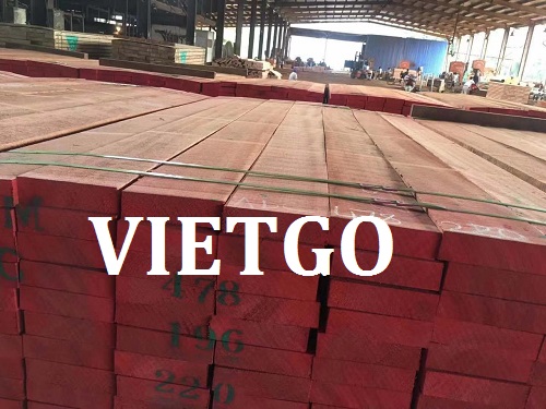 Cơ hội giao thương – Đơn hàng thường xuyên - Cơ hội xuất khẩu 200m3 Gỗ hương đỏ xẻ mỗi tháng sang thị trường Bangladesh.