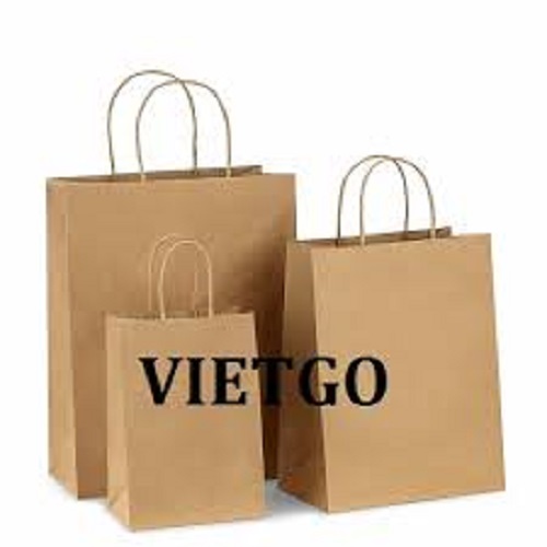 Cơ Hội Giao Thương- Đơn Hàng Thường Xuyên – Cơ Hội Xuất Khẩu Túi Giấy Sang Thị Trường Israel.