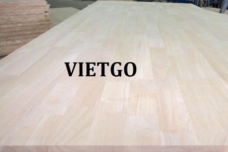 Cơ Hội Giao Thương Đặc Biệt –Đơn Hàng Thường Xuyên - Cơ Hội Xuất Khẩu Gỗ Ghép Thanh Cao Su Sang Thị Trường Hàn Quốc.