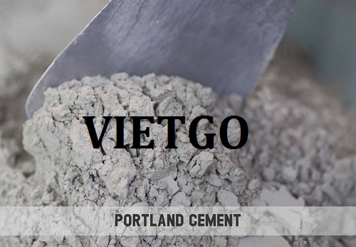 Cơ hội cung cấp 10.000 tấn Xi măng Portland hàng tháng cho một nhà máy tại Comoros