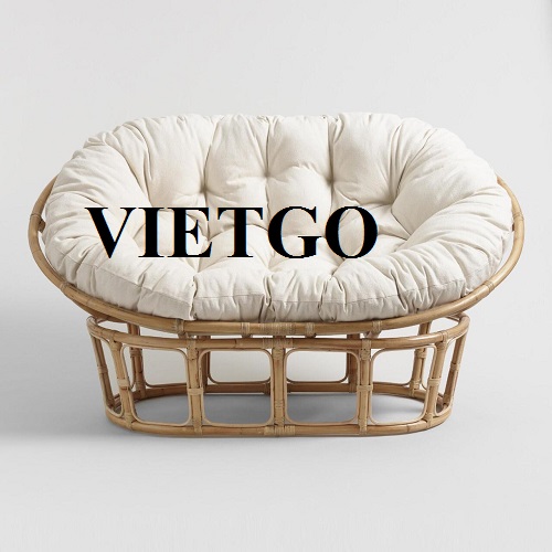 Cơ hội cung cấp 350 container 40HC mỗi năm các sản phẩm nội thất mây tre cho một vị khách hàng Ấn Độ đã từng nhập khẩu nhiều lần từ Việt Nam