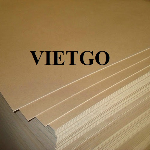 Cơ hội xuất khẩu 10 container 40ft ván MDF làm cửa gỗ sang thị trường Trung Quốc.