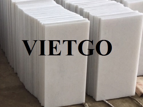 Nhà nhập khẩu người Iraq cần nhập mỗi tháng từ 10 đến 20 container đá marble trắng