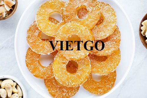 Cơ hội xuất khẩu dứa sấy đường sang thị trường Nga