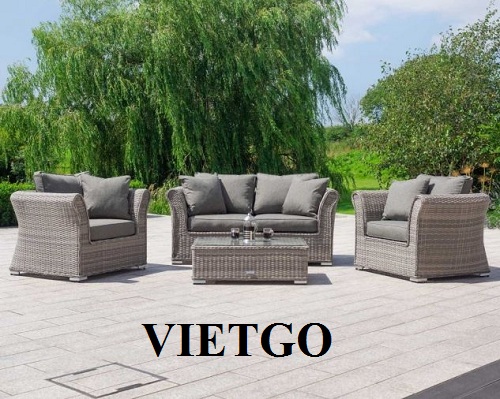 Cơ hội cung cấp 700 bộ sofa mây tre ngoài trời cho một doanh nghiệp tại Ý