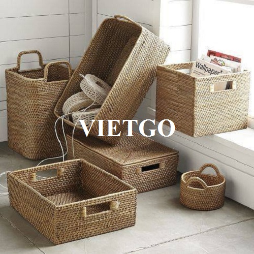 Cơ hội xuất khẩu giỏ mây cho một công ty thương mại đa quốc gia tại Indonesia