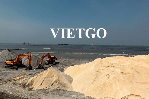 Cơ hội xuất khẩu cát Dolomite cho một công ty xây dựng tại Philippines