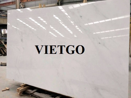 Cơ hội cung cấp 650m² đá Marble trắng hàng tháng cho một công ty thiết kế nội thất tại Ấn Độ