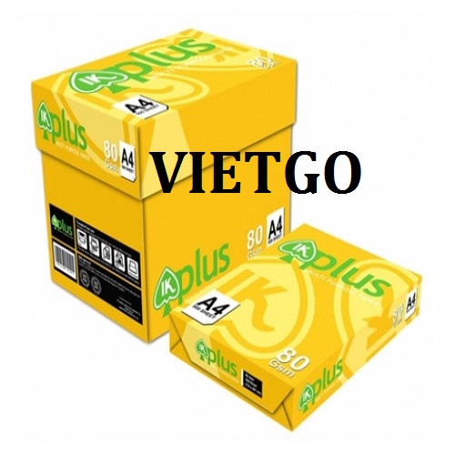 Cơ hội xuất khẩu 5 container 20ft giấy A4 hàng tháng sang thị trường Pakistan  ​