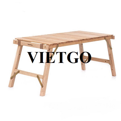 Cơ hội xuất khẩu bàn gỗ dã ngoại sang thị trường Hàn Quốc