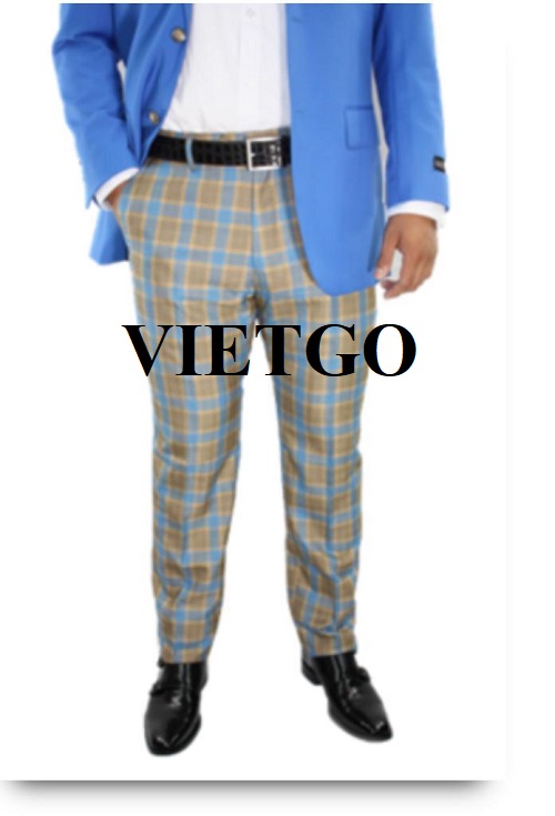 Cơ hội xuất khẩu thường xuyên mặt hàng quần cho một công ty chuyên kinh doanh trang phục nam tại Mỹ