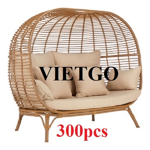 (GẤP) Cơ hội cung cấp 1.000 set bàn ghế ngoại thất mây tre mỗi năm cho một doanh nghiệp tại Chile