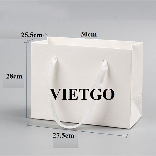 Cơ hội xuất khẩu 50.000 chiếc túi giấy hàng tháng sang thị trường Chicago, Mỹ