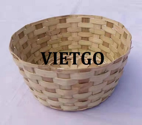 Cơ hội xuất khẩu 1 container 20ft sản phẩm rổ tre sang thị trường Mỹ
