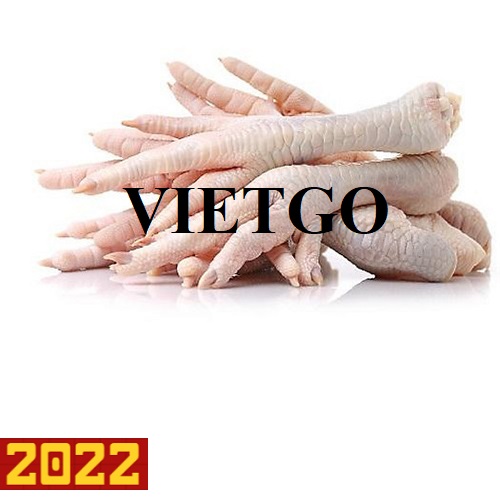 Cơ hội xuất khẩu chân gà hàng tháng sang thị trường Trung Quốc