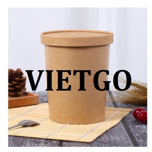 Thương vụ xuất khẩu cốc giấy dài hạn sang thị trường Trung Quốc