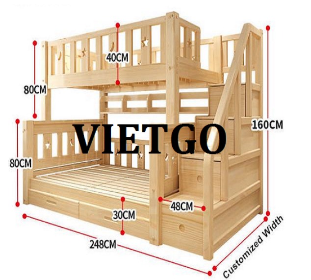 Thương vụ xuất khẩu giường tầng gỗ sang thị trường Mỹ