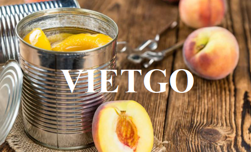 Thương vụ xuất khẩu mặt hàng hoa quả đóng hộp sang thị trường Anh