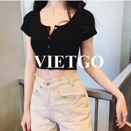 Cơ hội cung cấp áo croptop cho vị khách hàng đến từ Philippines