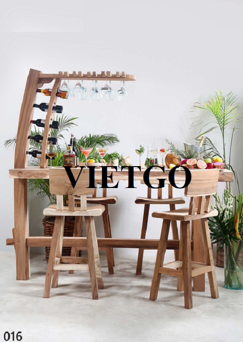 Cơ hội hợp tác xuất khẩu bàn gỗ với doanh nghiệp Indonesia cho dự án villa cao cấp tại Mỹ