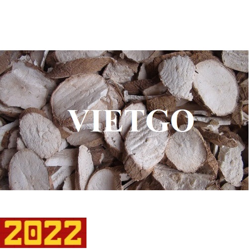Đối tác người Thổ Nhĩ Kỳ cần tìm nhà cung cấp cho mặt hàng sắn lát
