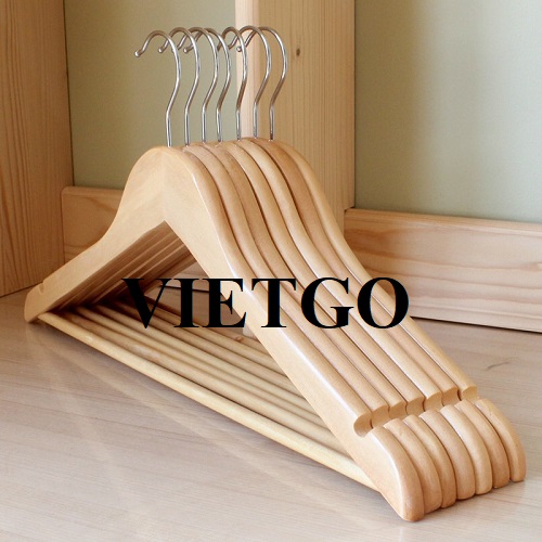 Cơ hội cung cấp sản phẩm cây treo quần áo gỗ và móc gỗ treo quần áo cho một doanh nghiệp Hàn Quốc