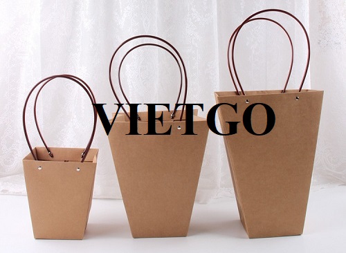 (Gấp) Khách hàng người Hàn Quốc cần nhập khẩu túi giấy để tiến hành dự án sắp triển khai