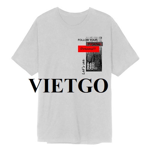 Đối tác đến từ Brunei cần tìm nhà cung cấp mặt hàng áo T-shirt
