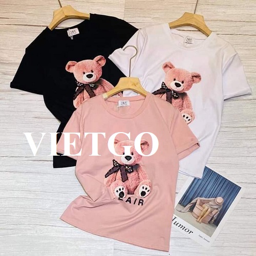 Cơ hội cung cấp sản phẩm áo T-shirt cho nữ sang thị trường Hong Kong và Philippines