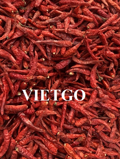 Cơ hội hợp tác với doanh nghiệp ở Sri Lanka cho đơn hàng ớt khô với số lượng lớn