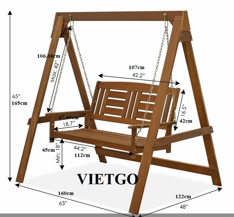 Vị khách hàng người Ấn Độ cần nhập khẩu xích đu cho dự án sắp tới