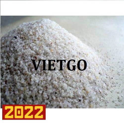 Cơ hội hợp tác với một doanh nghiệp tại Nhật Bản cho đơn hàng nhập khẩu cát silica