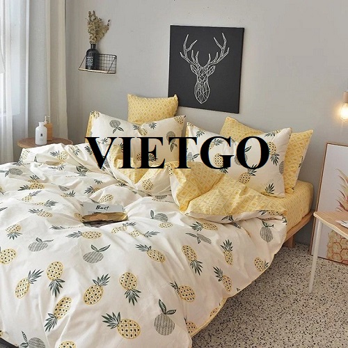 Đối tác đến từ Nam Phi cần tìm nhà cung cấp mặt hàng chăn ga gối