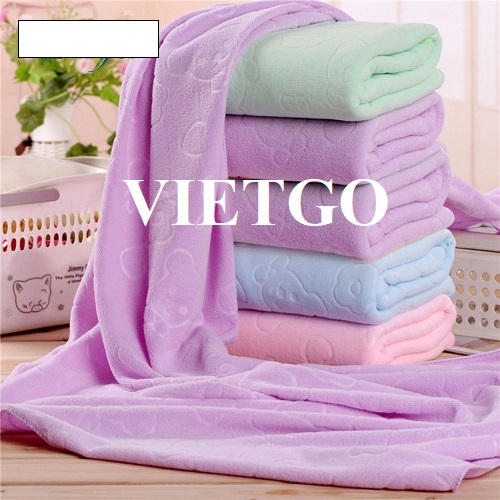 Đối tác đến từ Nam Phi cần tìm nhà cung cấp mặt hàng khăn bông