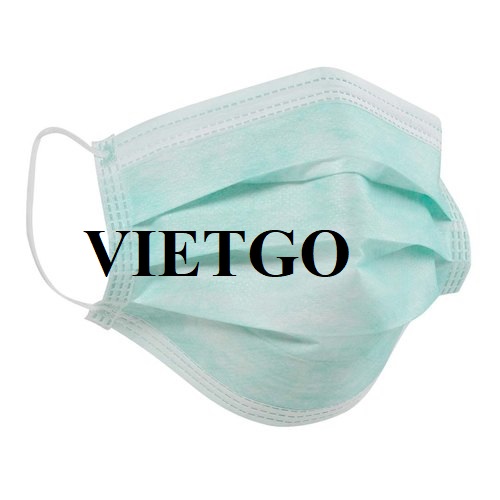 Một công ty thương mại tại Việt Nam đang cần tìm nhà cung cấp cho sản phẩm khẩu trang y tế