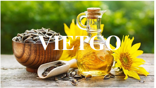 Thương vụ xuất khẩu dầu hướng dương cả năm sang thị trường Trung Quốc