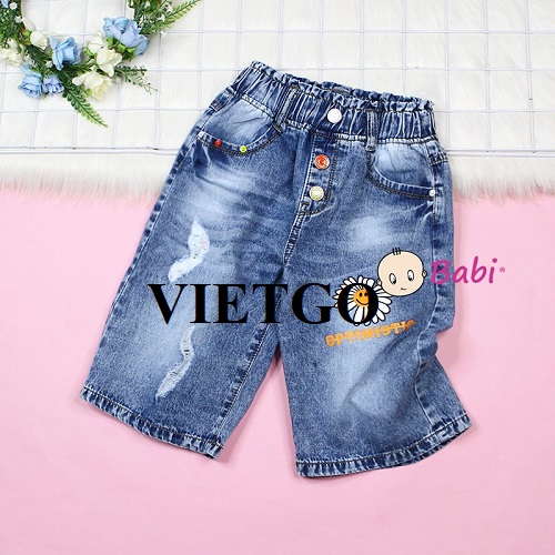 (CẬP NHẬT LẠI CẢNG ĐẾN) Cơ hội xuất khẩu đồ jean dành cho trẻ em sang thị trường Thổ Nhĩ Kỳ