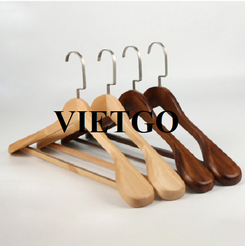 Thương vụ xuất khẩu móc gỗ treo quần áo sang thị trường châu Âu