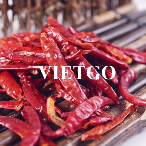 Cơ hội hợp tác với doanh nghiệp Ấn Độ cho sản phẩm ớt khô