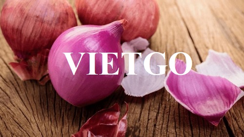 Cơ hội trở thành nhà cung cấp cho đơn hàng xuất khẩu hành tím sang thị trường Ý