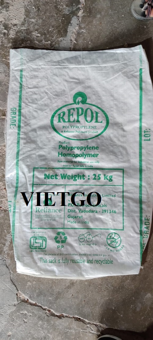 Doanh nghiệp tại Ấn Độ đang cần nhập khẩu 2 triệu chiếc bao PP mỗi tháng