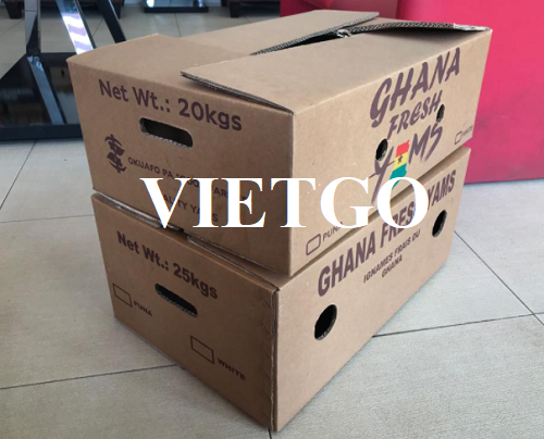 Cơ hội hợp tác với doanh nghiệp của Ghana cho đơn hàng xuất khẩu thùng carton