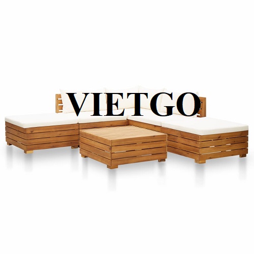 (Gấp) Một doanh nghiệp thương mại điện tử có trụ sở tại Thụy Sĩ hiện đang có nhu cầu tìm kiếm nhà cung cấp bàn ghế sân vườn