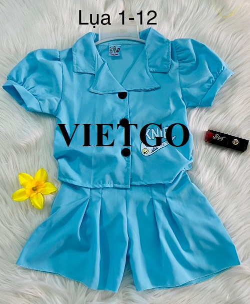 Đối tác tại Thái Lan đang tìm kiếm nhà cung cấp cho sản phẩm quần áo trẻ em